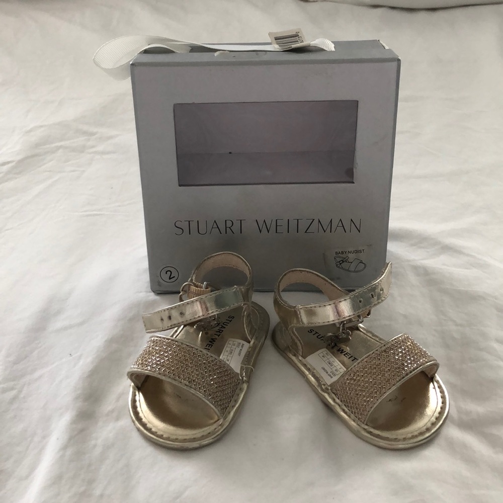 Stuart Weitzman baby nudist shoes